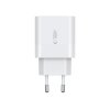 TECH-PROTECT C20W 2-PORT NETWORK CHARGER PD 20W + TYPE-C CABLE WHITE